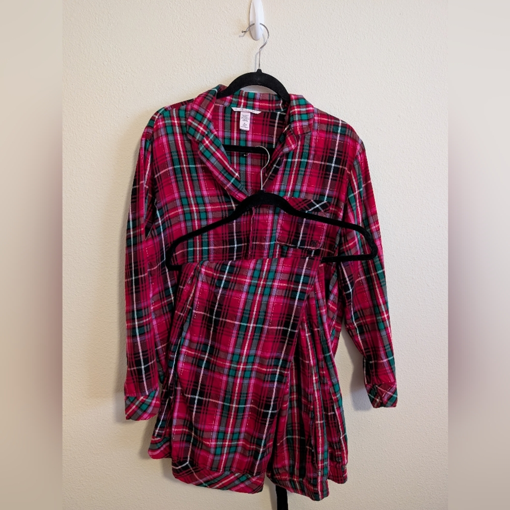 Red and Green Plaid Pajama Set by Victoria Secret